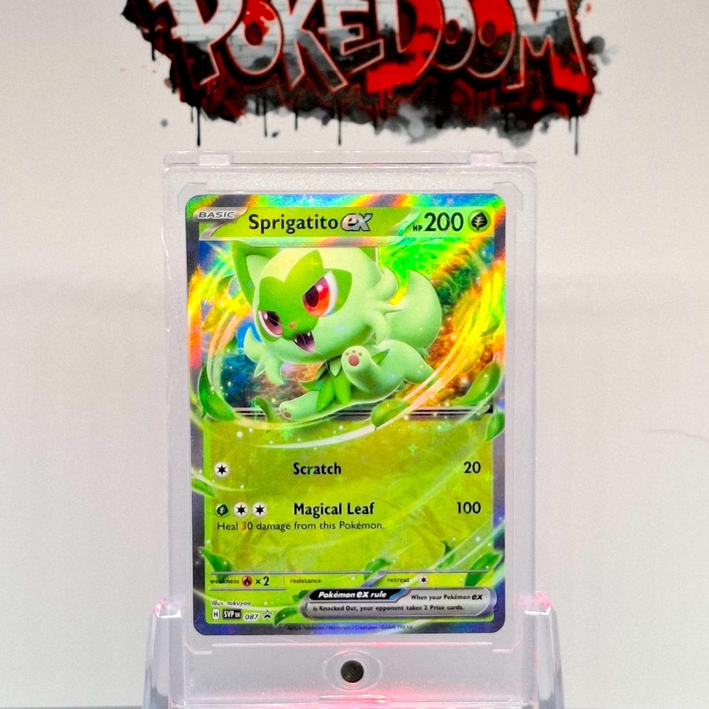 Sprigatito EX Pokémon Card